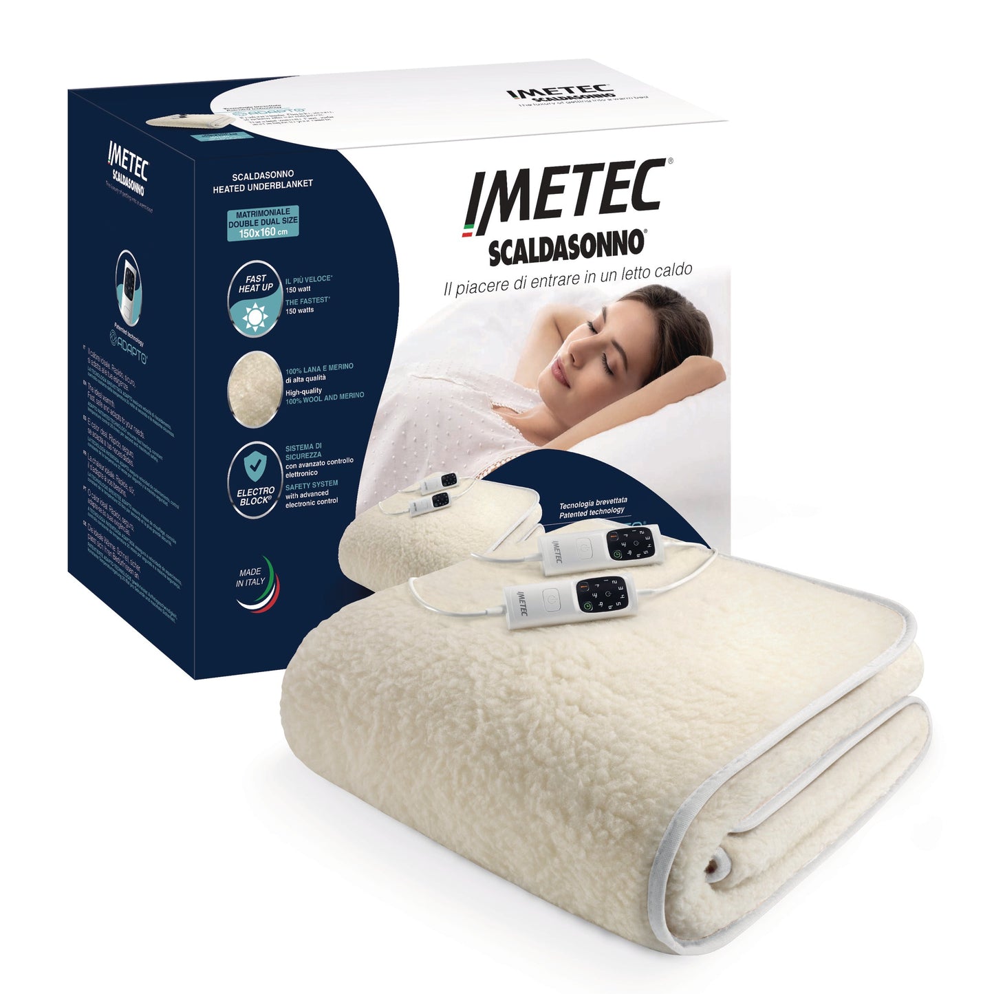 Adapto Purity Cotone Antibatterico Matrimoniale