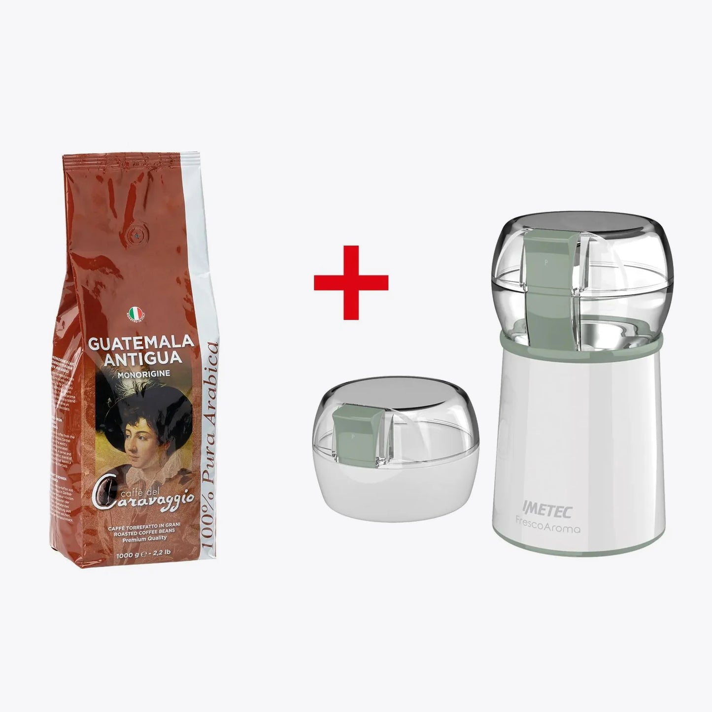 Kit macinacaffè e caffè in grani - kit