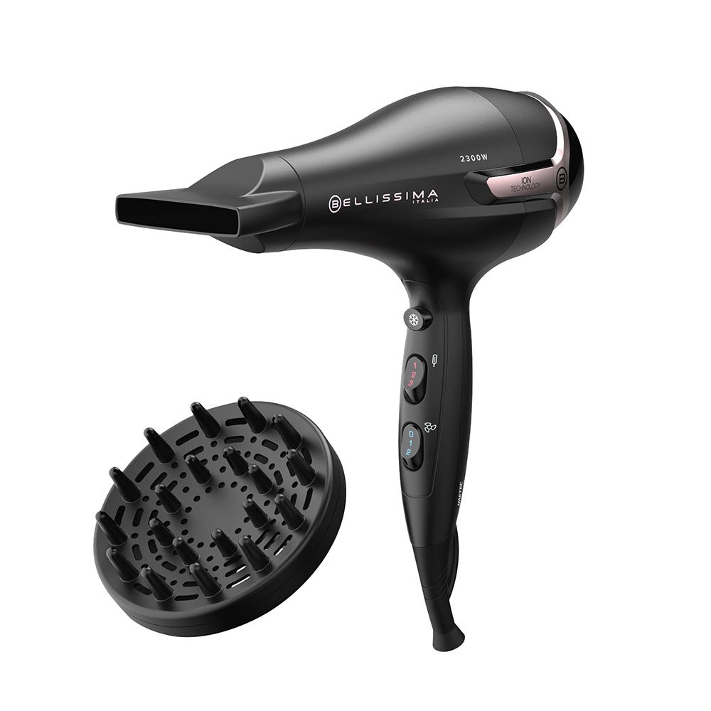 Asciugacapelli con ioni e diffusore professionale K9 2500