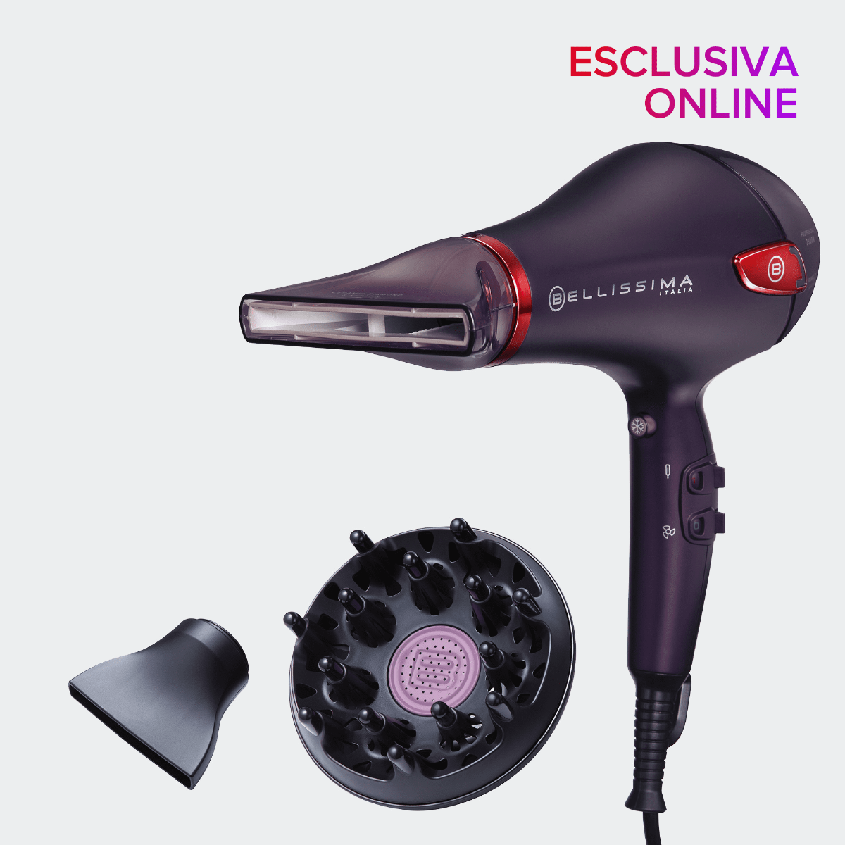 Asciugacapelli professionale con Ceramic Diamond & Keratin Cyber Glam