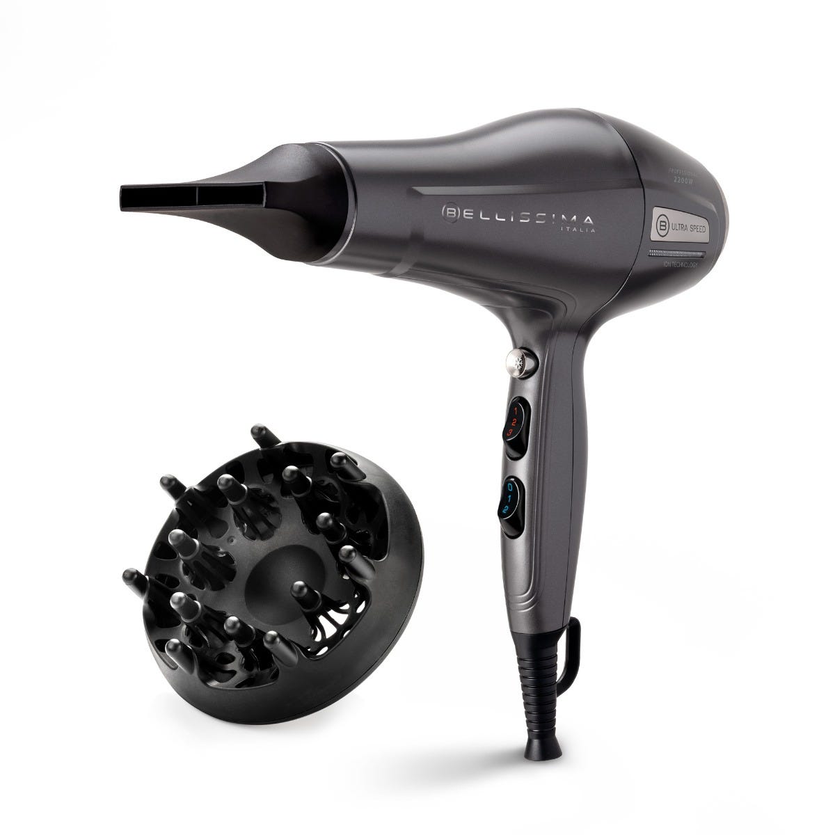 Asciugacapelli professionale con flusso potenziato Ultra Speed