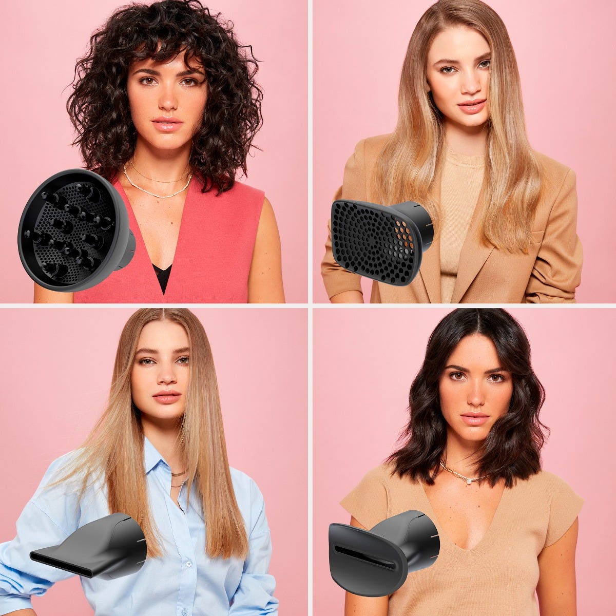 Asciugacapelli professionale con accessori Creativity 4 You