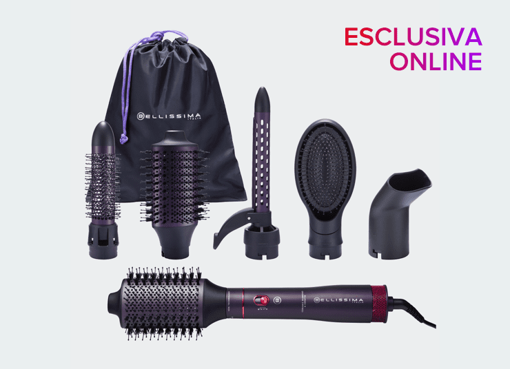 Spazzola ad aria calda con Ceramic Diamond & Keratin Cyber Glam