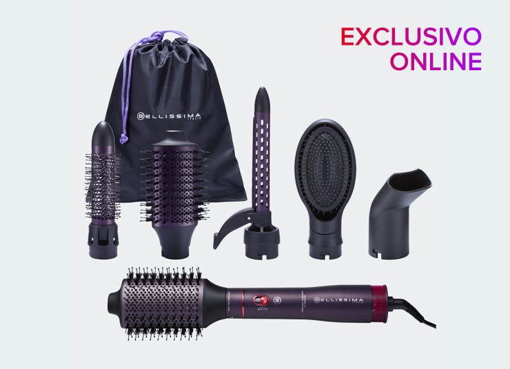 Spazzola ad aria calda con Ceramic Diamond & Keratin Cyber Glam