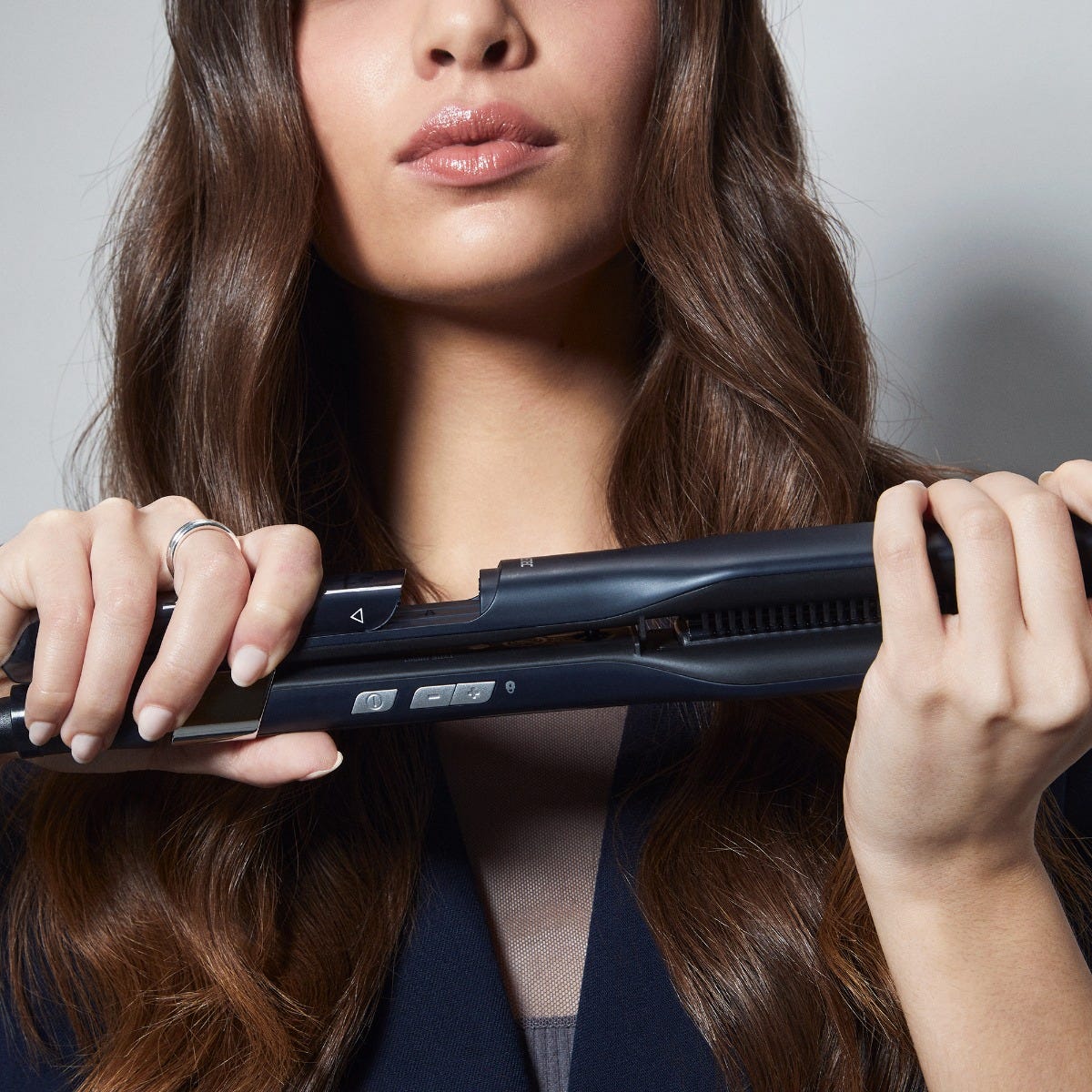 Piastra a vapore professionale con Ceramic & Keratin Steam Elixir Deluxe