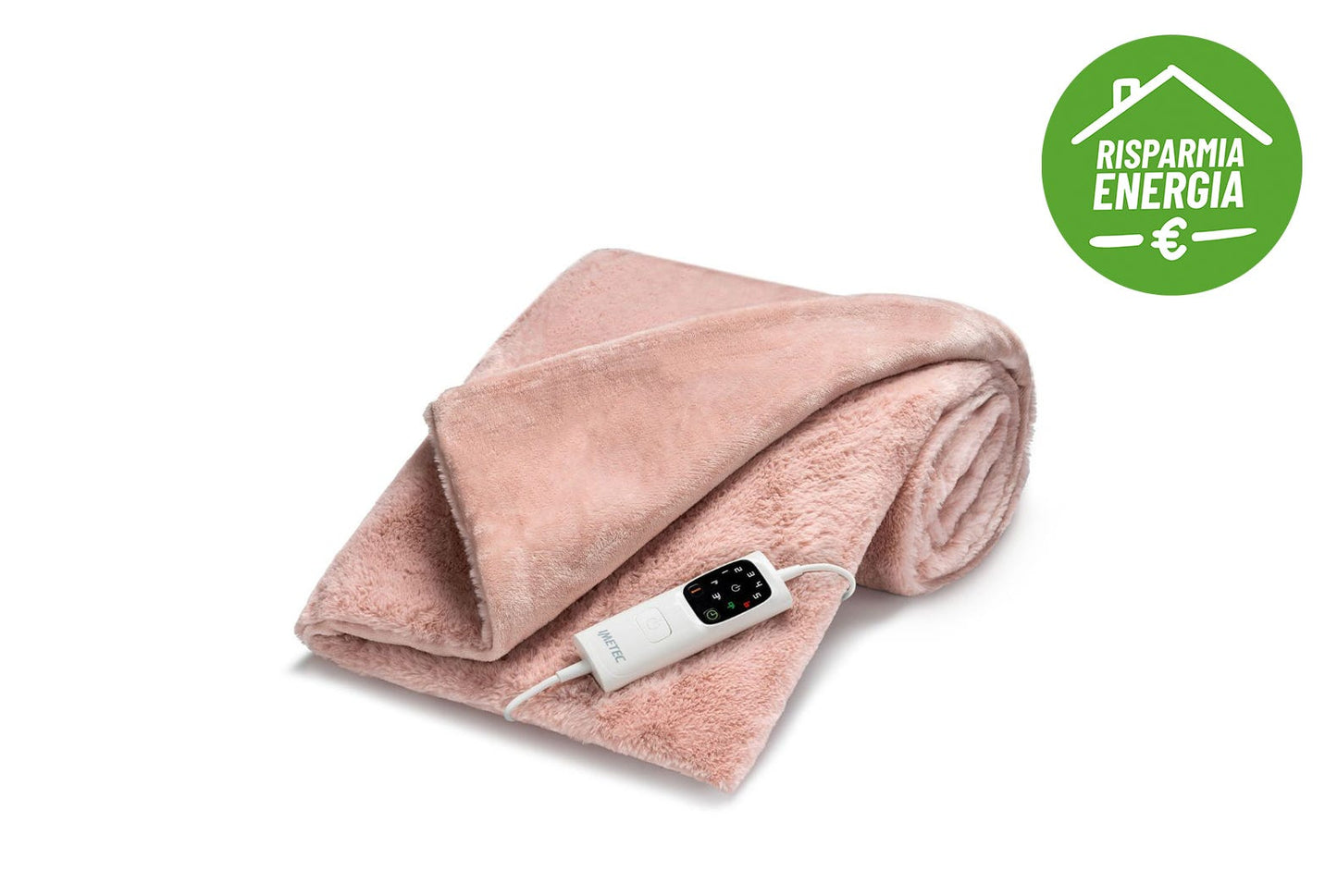 CaldoPlaid Adapto My Fluffy cm 160x120 Rosa
