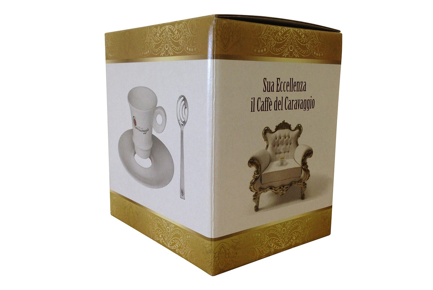 Confezione regalo tazzine da caffè e cucchiaini