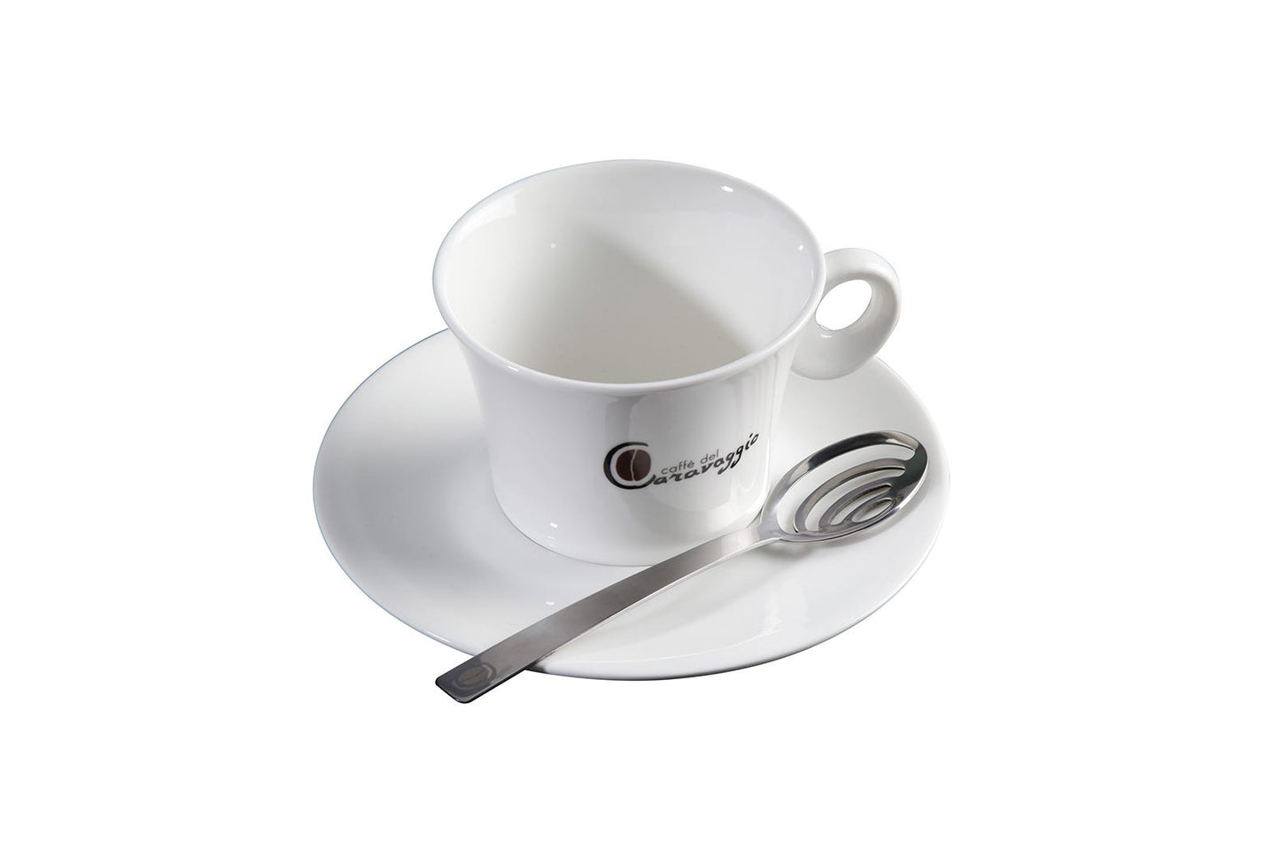 Confezione regalo tazze da cappuccino e cucchiai