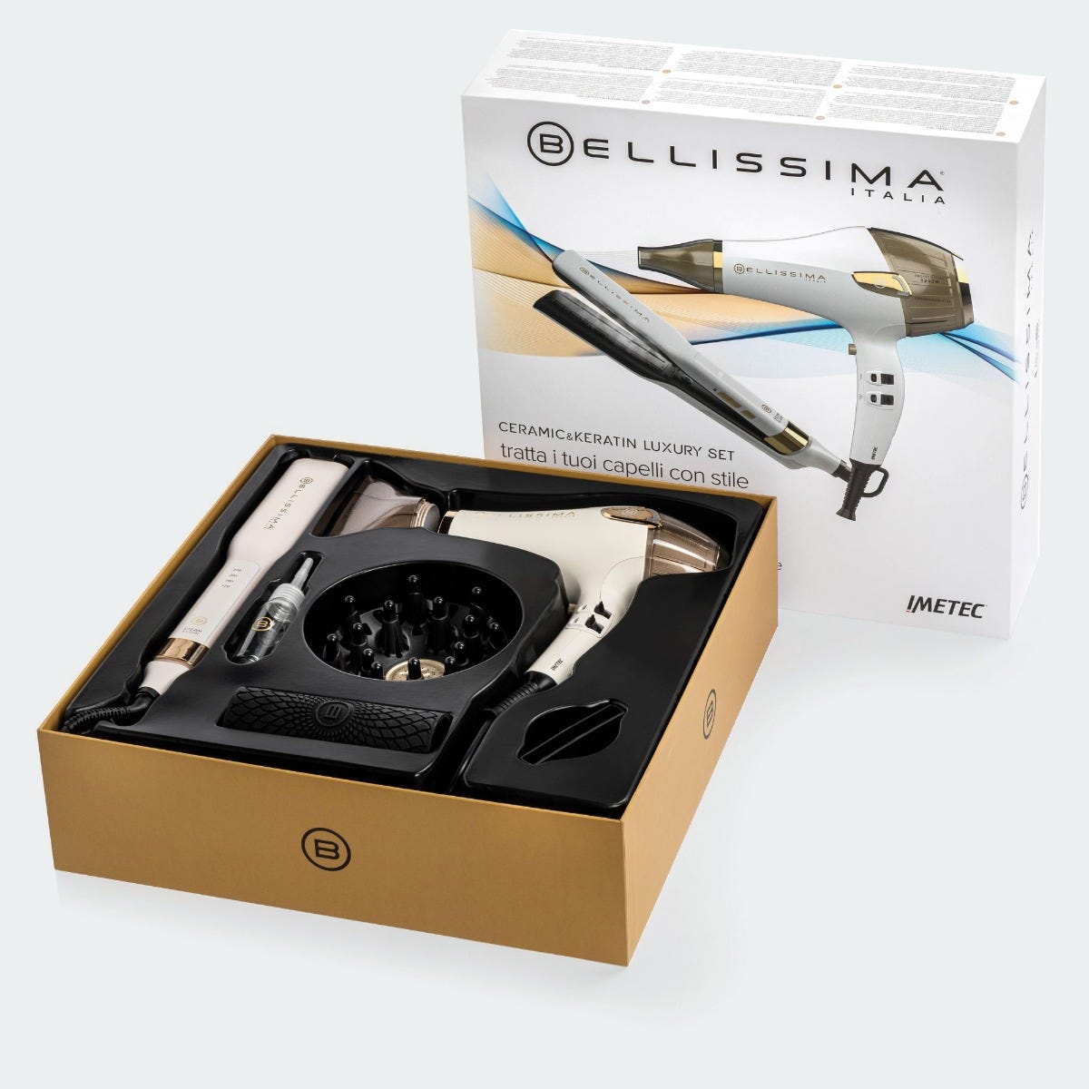 Kit ceramic & keratine luxury set