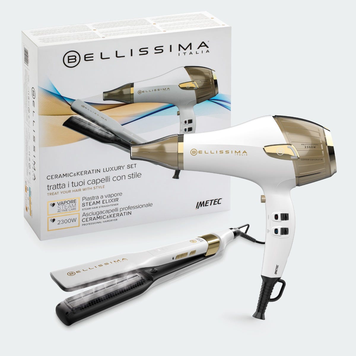 Kit ceramic & keratine luxury set