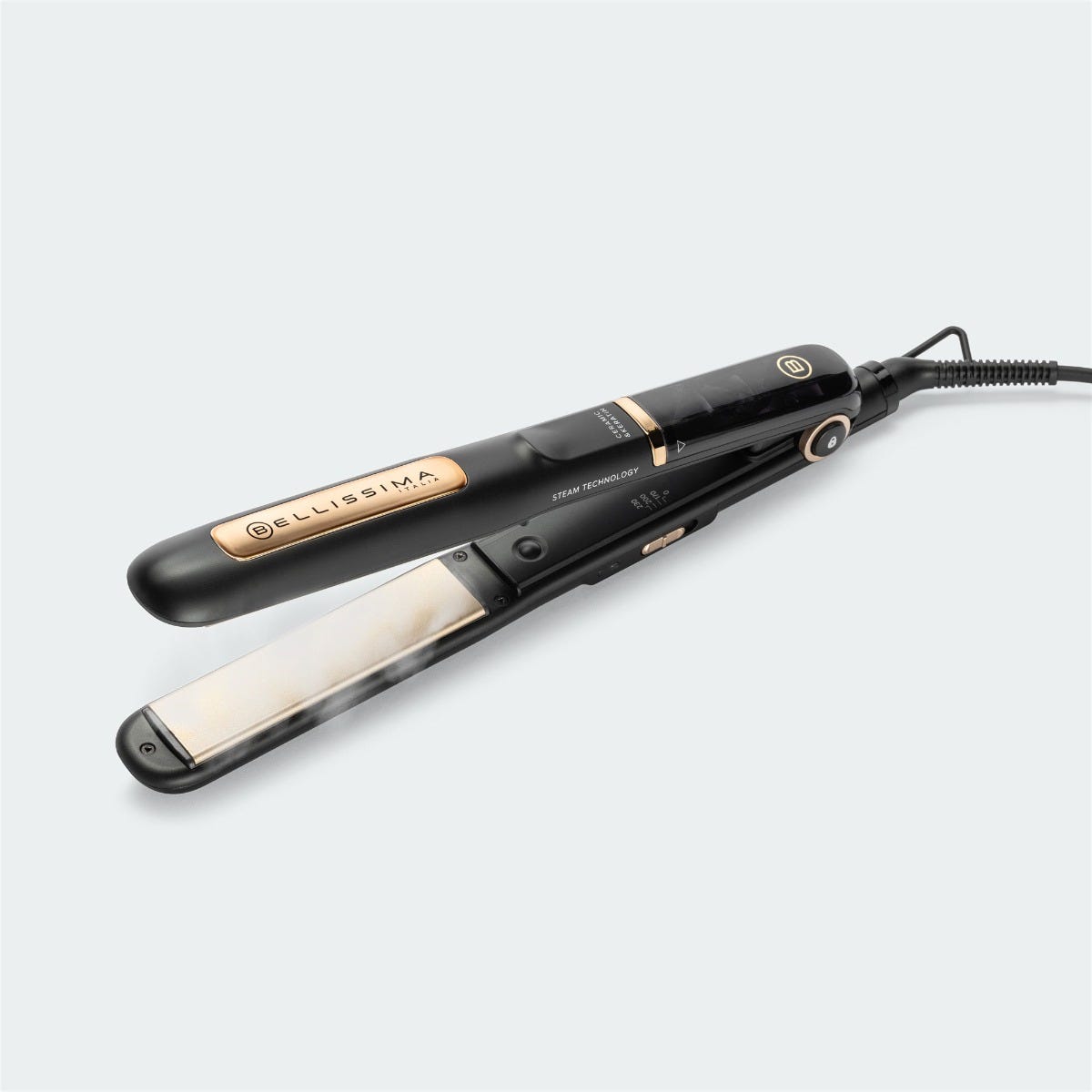 Piastra a vapore professionale rivestita Steam Ceramic & Keratin