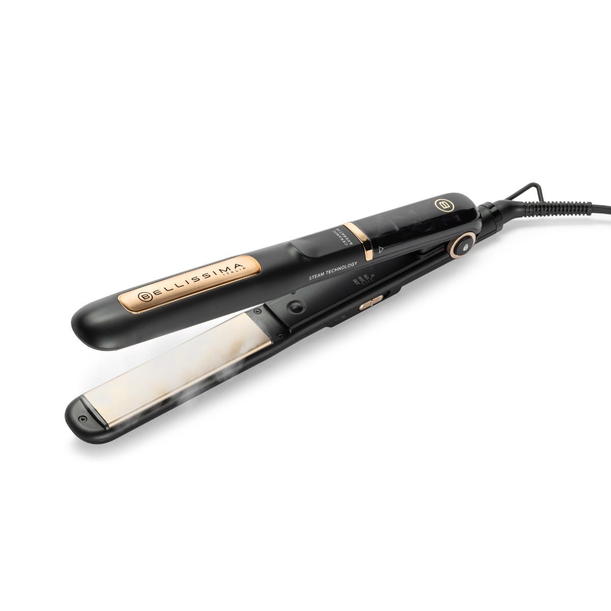 Piastra a vapore professionale rivestita Steam Ceramic & Keratin