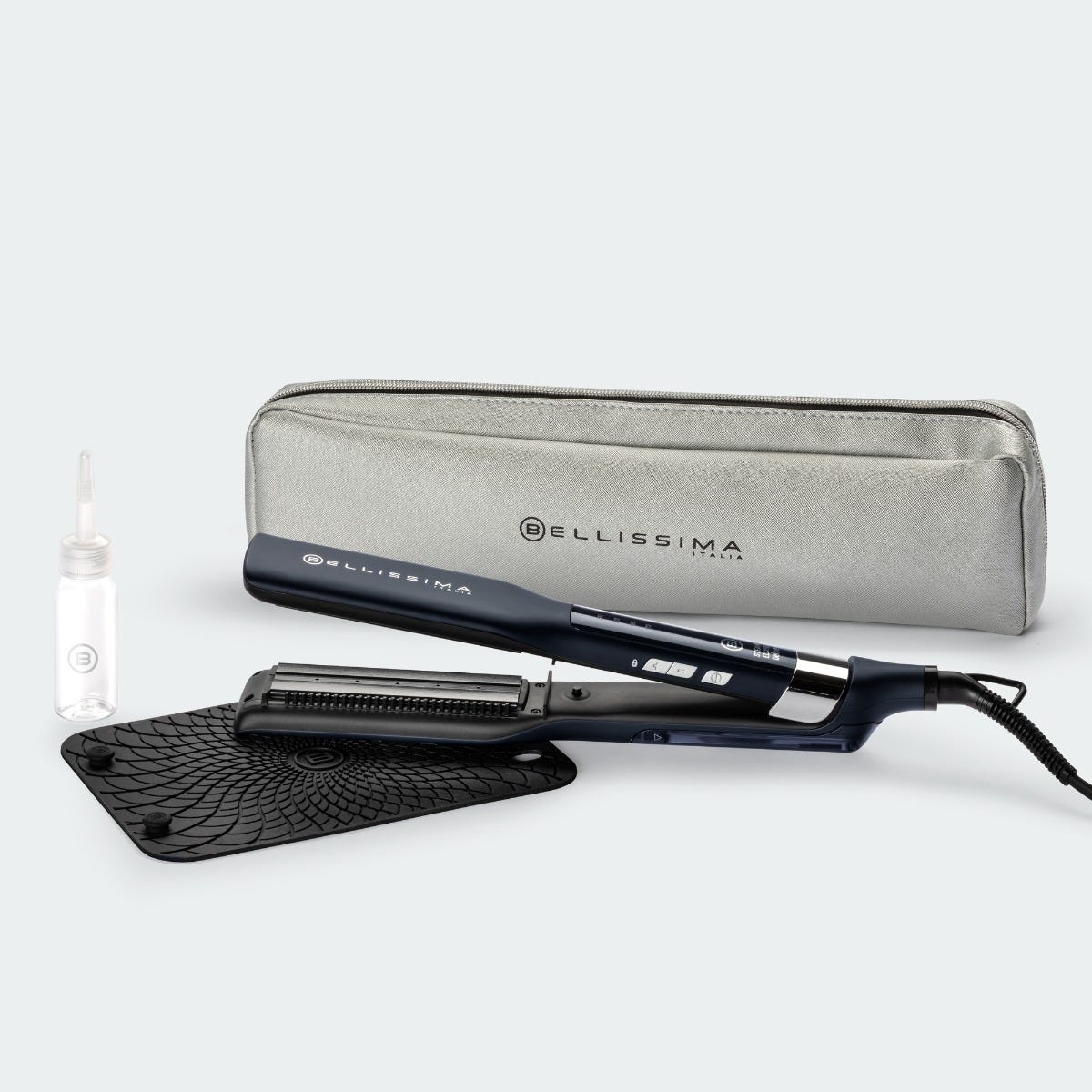 Piastra a vapore professionale con Ceramic & Keratin Steam Elixir Deluxe