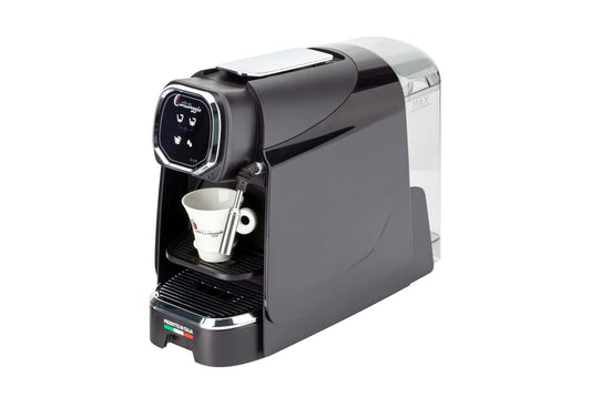 Macchina caffè espresso a cialde e.s.e. compostabili con erogatore acqua calda separato