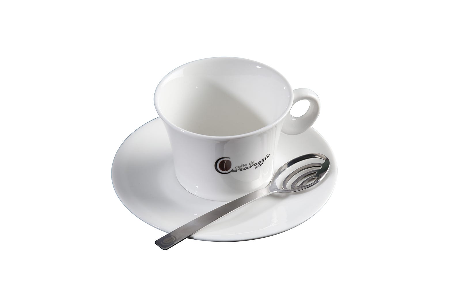 Confezione regalo tazze da cappuccino e cucchiai