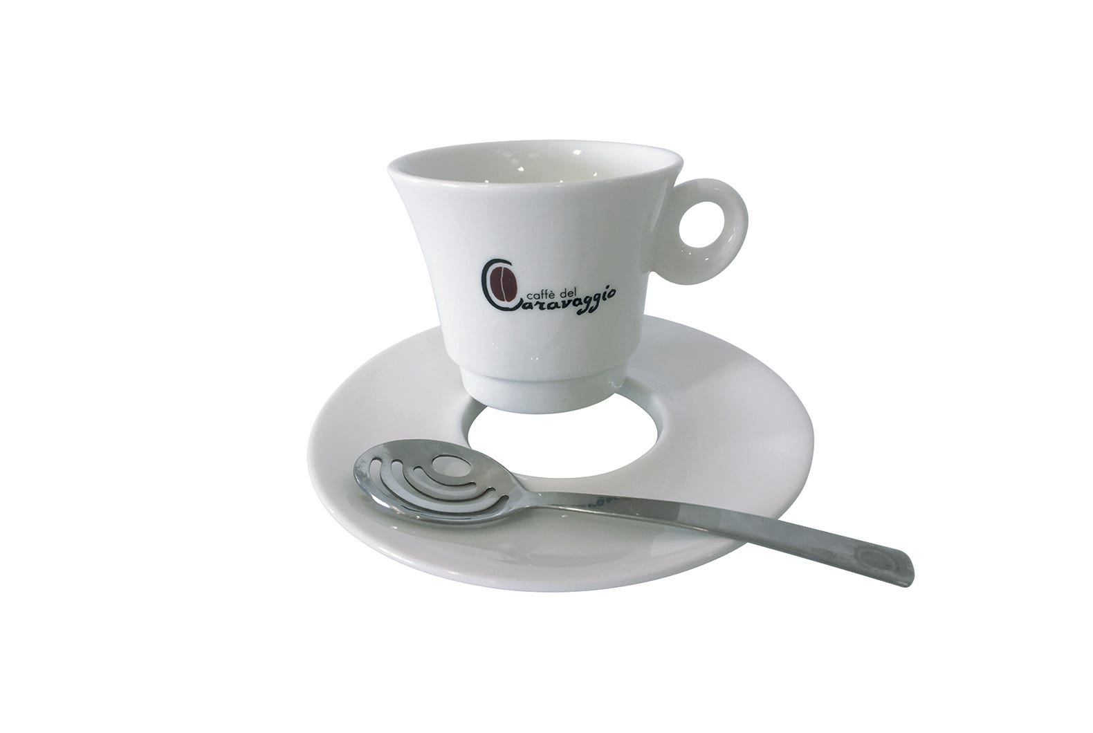 Confezione regalo tazze da cappuccino e cucchiai